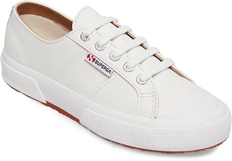 leather superga sneakers